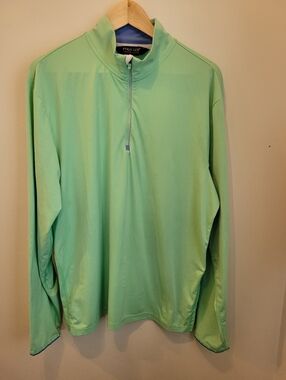 POLO RALPH LAUREN GOLF Performance Pullover Mint Green Mens Large
